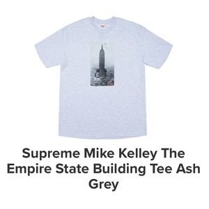 SOLD Supreme Mike Kelley Empire State Building Tee